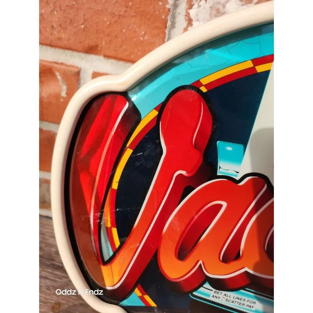 Vintage‎ 5¢ Vacation USA Light-Up Sign With Stand